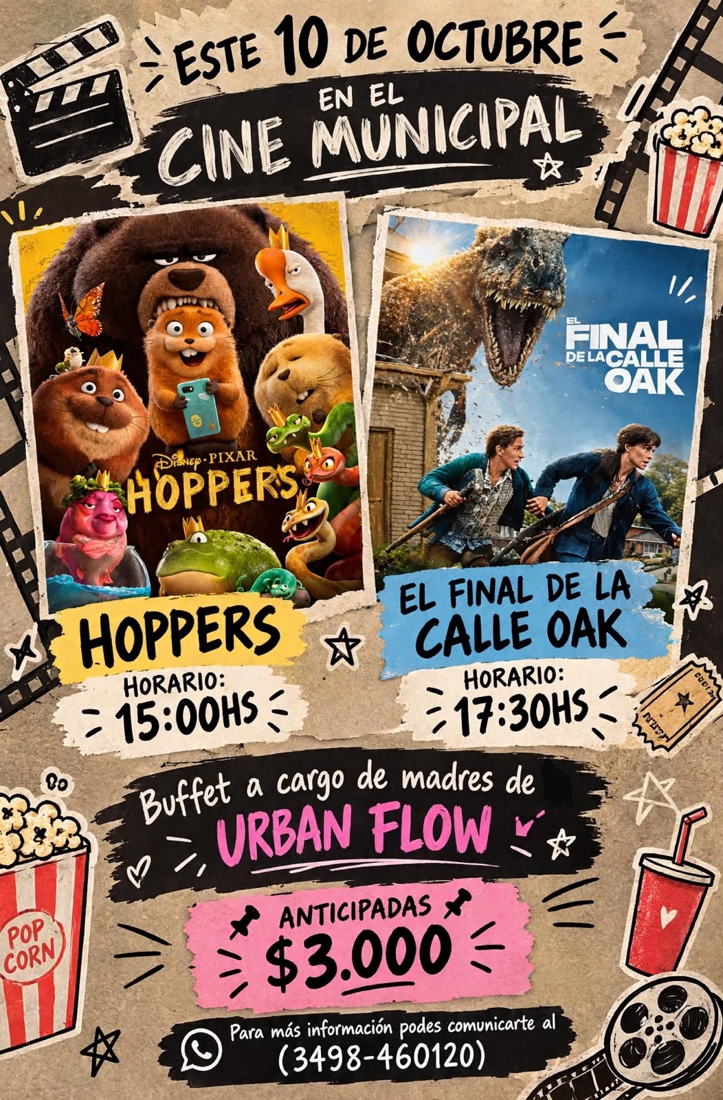 Dos películas para disfrutar el sábado en el Cine Municipal
