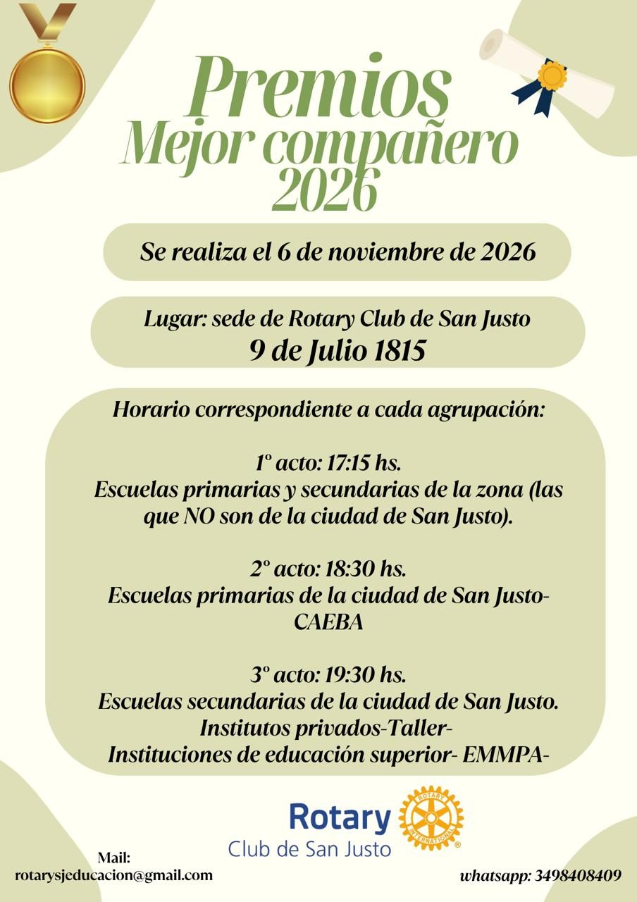 MEJOR COMPAÑERO 2026