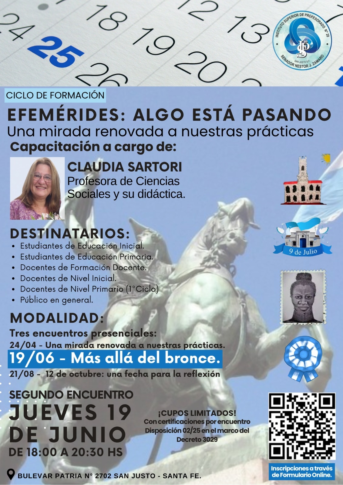 CICLO DE FORMACIÓN: EFEMÉRIDES, ALGO ESTÁ PASANDO