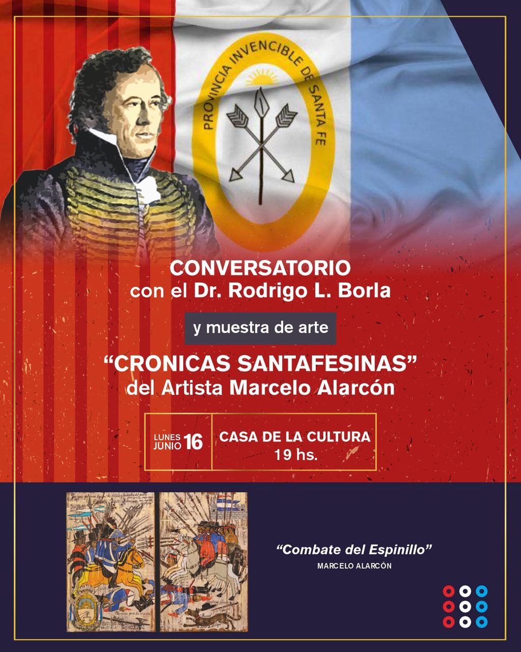 CONVERSATORIO Y MUESTRA DE ARTE EN LA CASA DE LA CULTURA