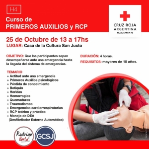 NUEVO CURSO DE PRIMEROS AUXILIOS Y RCP.