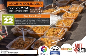 COCINA SOLIDARIA EN SAN JUSTO.