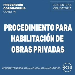 PROCEDIMIENTO PARA HABILITACIÓN DE OBRAS PRIVADAS.