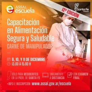 CAPACITACIÓN EN ALIMENTACIÓN SEGURA Y SALUDABLE.