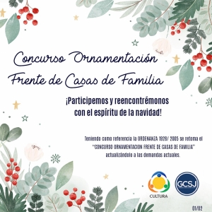 CONCURSO ORNAMENTACIÓN FRENTE DE CASAS.