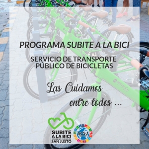 PROGRAMA SUBITE A LA BICI; SERVICIO DE TRANSPORTE PÚBLICO DE BICICLETAS.