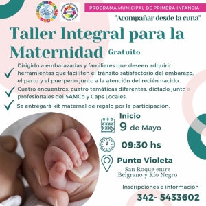 TALLER INTEGRAL PARA LA MATERNIDAD.