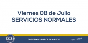 EL GOBIERNO DE LA CIUDAD DE SAN JUSTO, INFORMA: