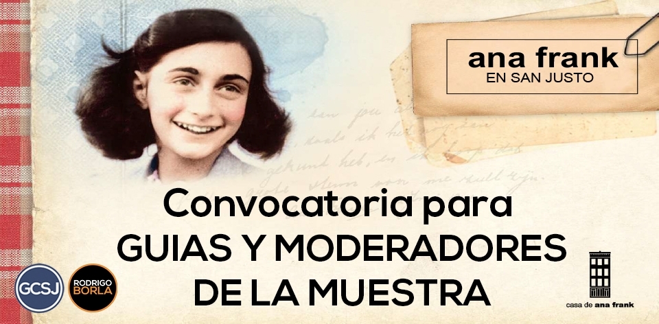 PARA LA MUESTRA ANA FRANK EN SAN JUSTO.