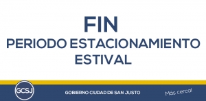  FIN DEL PERIODO DE ESTACIONAMIENTO ESTIVAL.