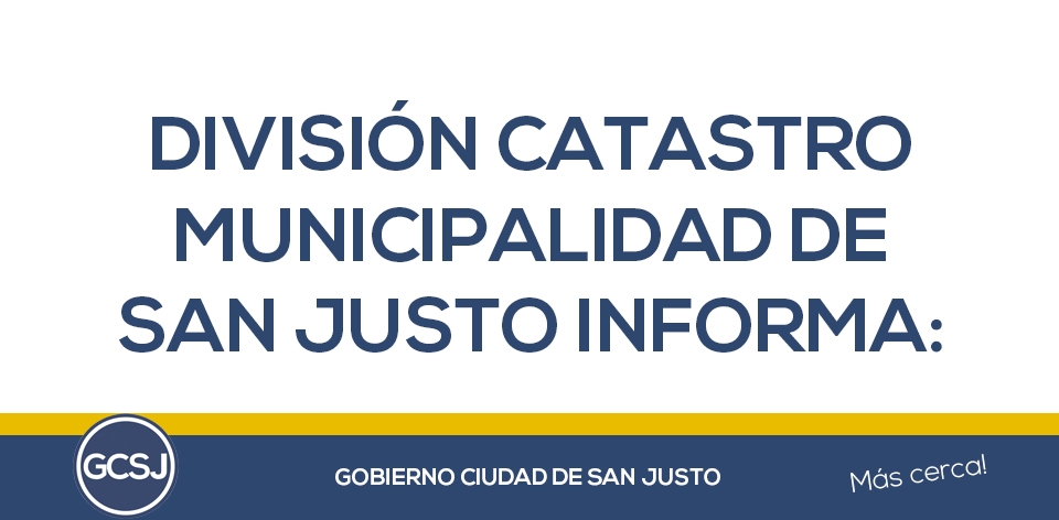 ACTUALIZACION CATASTRO 2018.