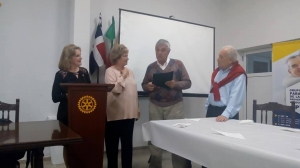ROTARY CLUB SAN JUSTO DISTINGUIÓ AL MUSEO MUNICIPAL ROSA G. DE PIVA.