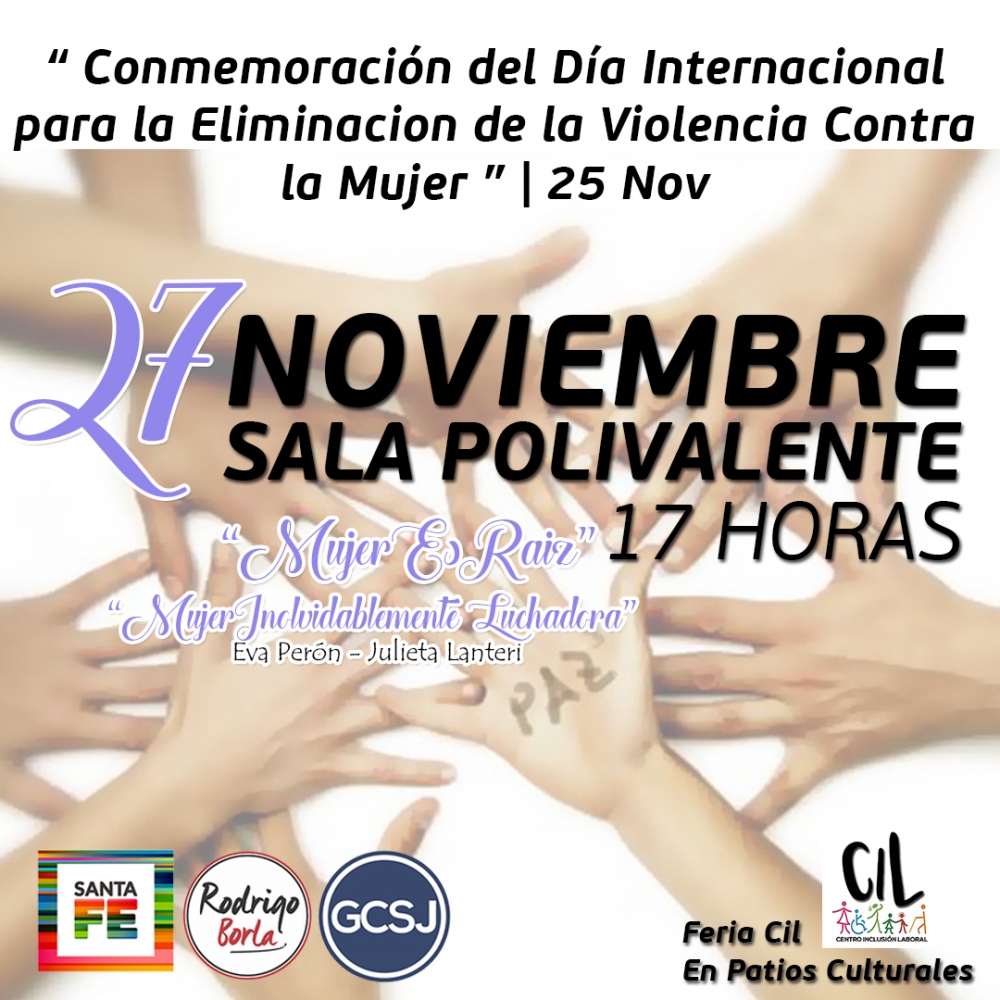 Conmemoracion del Día Internacional para la Eliminacion de la Violencia Contra la Mujer