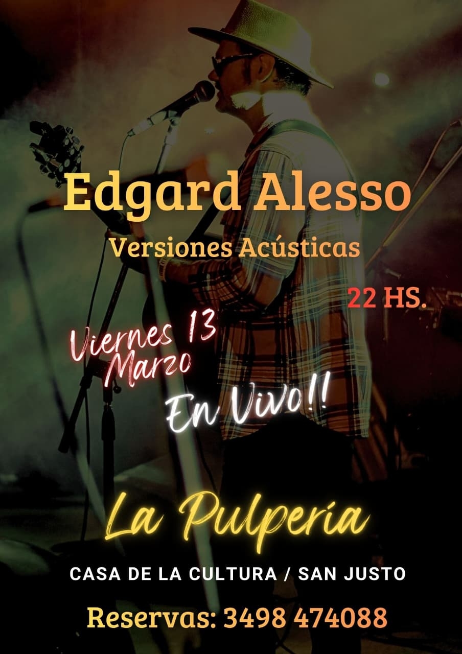 ACÚSTICO EN LA PULPERIA