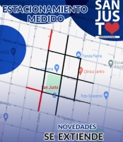 ESTACIONAMIENTO MEDIDO EN NUEVAS CALLES DESDE EL PRÓXIMO LUNES O4 DE MAYO.