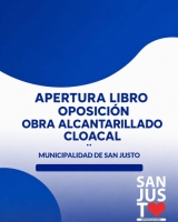 APERTURA LIBRO OPOSICIÓN OBRA ALCANTARILLADO CLOACAL.